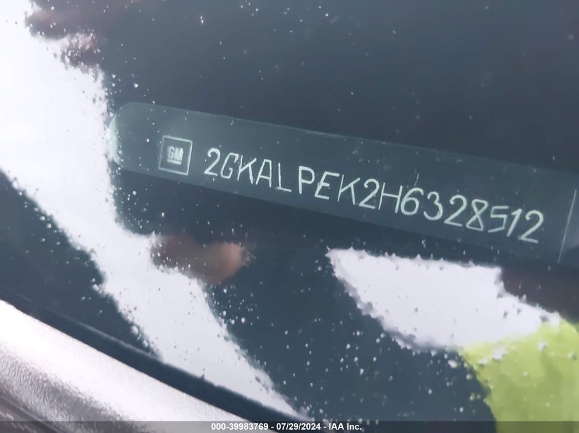 2017 GMC TERRAIN SLT - 2GKALPEK2H6328512