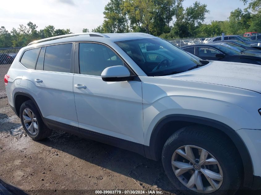 2019 Volkswagen Atlas 3.6L V6 Se VIN: 1V2LR2CA9KC515419 Lot: 39983779