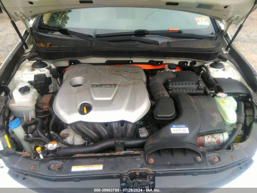 2012 Hyundai Sonata Hybrid Hybrid VIN: KMHEC4A42CA056280 Lot: 39983788