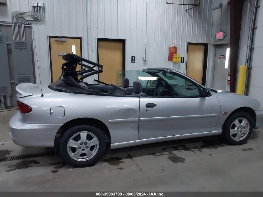 2000 Chevrolet Cavalier Z24 VIN: 4G1JF32T9YB903444 Lot: 39983790