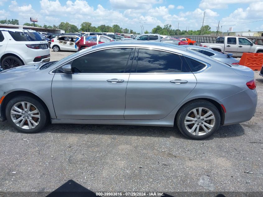 2016 Chrysler 200 Limited VIN: 1C3CCCAG7GN100924 Lot: 39983816