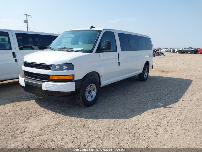 2024 Chevrolet Express Passenger Rwd 3500 Extended Wheelbase Ls VIN: 1GAZGNFP0R1213468 Lot: 39983849