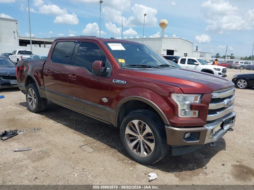 2017 FORD F-150 KING RANCH - 1FTEW1EF6HFB41025