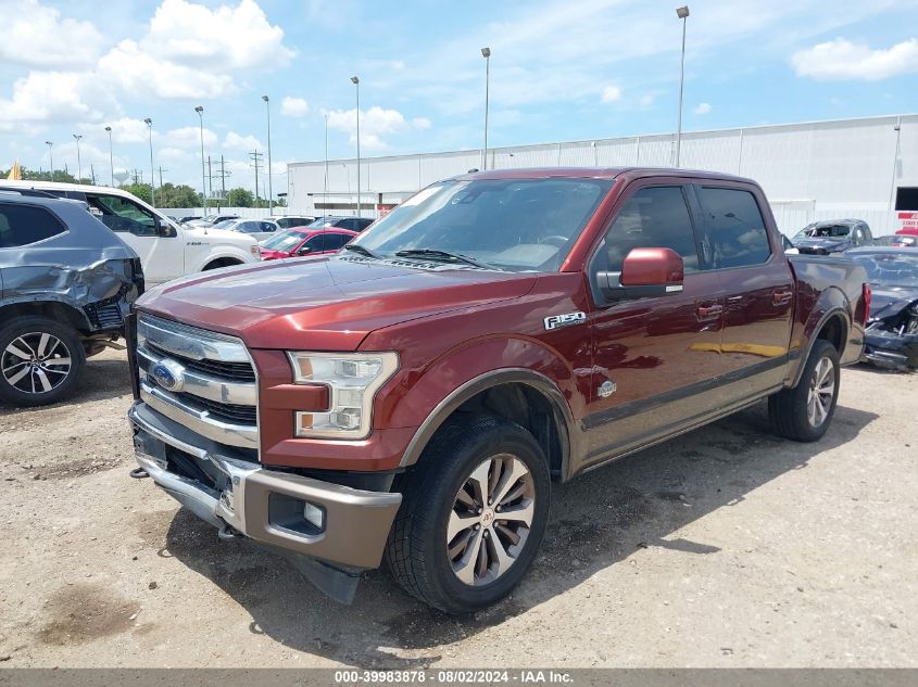 2017 FORD F-150 KING RANCH - 1FTEW1EF6HFB41025