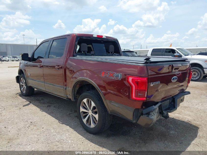 2017 FORD F-150 KING RANCH - 1FTEW1EF6HFB41025