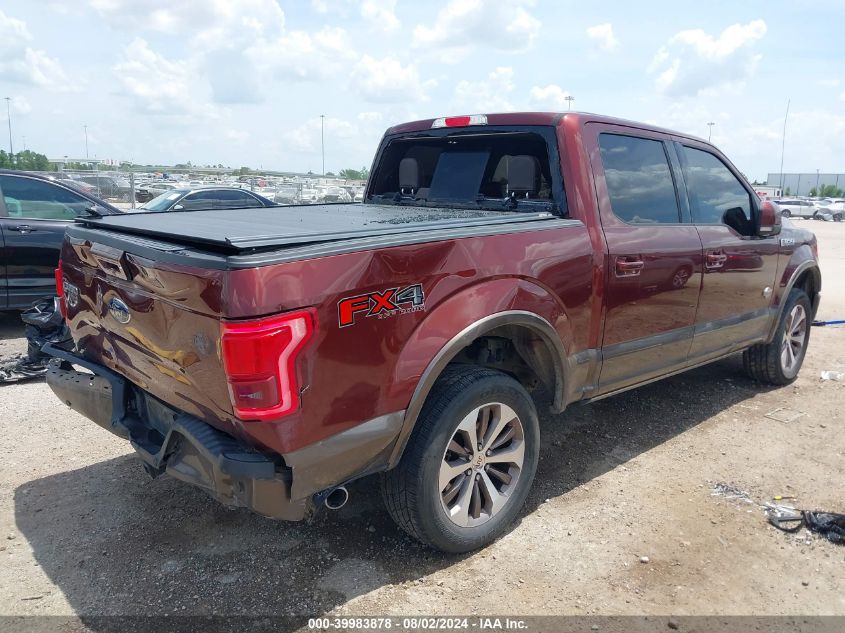 2017 FORD F-150 KING RANCH - 1FTEW1EF6HFB41025