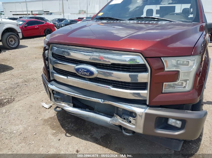 2017 FORD F-150 KING RANCH - 1FTEW1EF6HFB41025