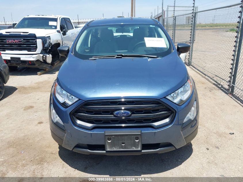 2021 Ford Ecosport S VIN: MAJ3S2FE4MC444319 Lot: 39983888