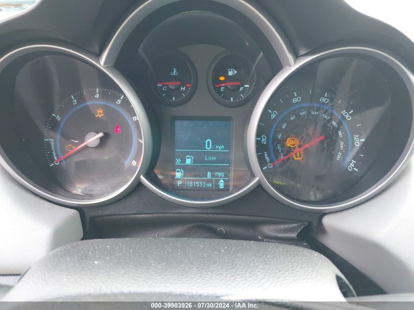 2012 Chevrolet Cruze Ls VIN: 1G1PC5SH4C7304765 Lot: 39983926