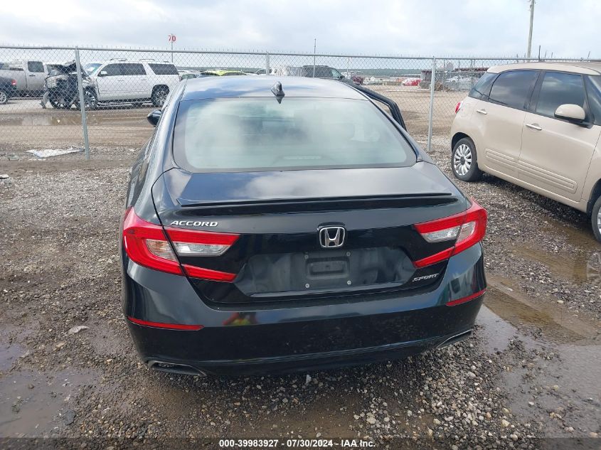 2018 Honda Accord Sport VIN: 1HGCV1F3XJA030044 Lot: 39983927