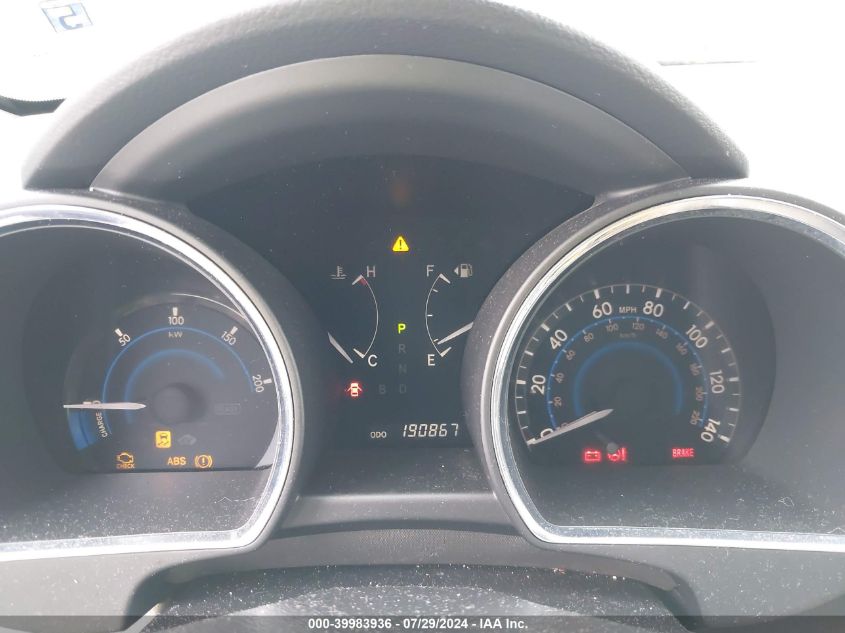 2009 Toyota Highlander Hybrid Limited VIN: JTEEW44A292036042 Lot: 39983936