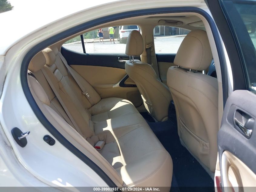 2008 Lexus Is 250 250 VIN: JTHCK262882027280 Lot: 39983937
