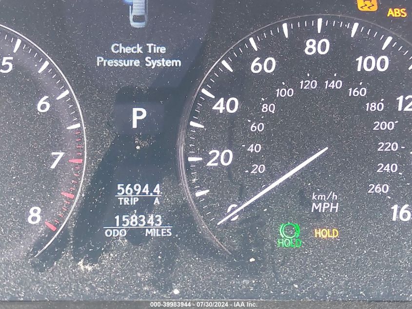 2008 Lexus Ls 460 VIN: JTHBL46F285069725 Lot: 39983944