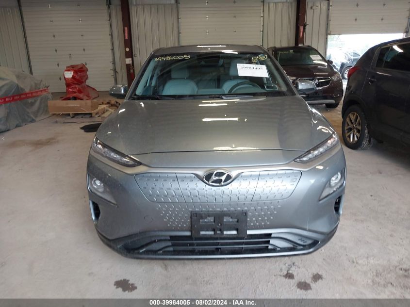 2021 Hyundai Kona Electric Limited VIN: KM8K33AG7MU122992 Lot: 39984005