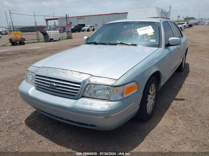 2003 Ford Crown Victoria Lx VIN: 2FAFP74W73X196124 Lot: 39984030