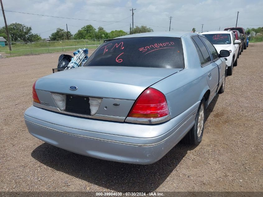 2003 Ford Crown Victoria Lx VIN: 2FAFP74W73X196124 Lot: 39984030