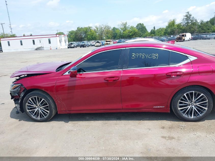 2022 Lexus Es 300H VIN: 58ADA1C15NU020189 Lot: 39984039