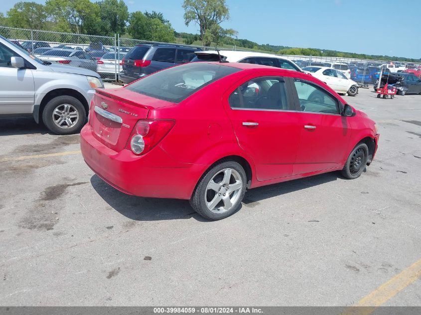 1G1JE5SBOD41O9888 2013 Chevrolet Sonic Ltz Auto