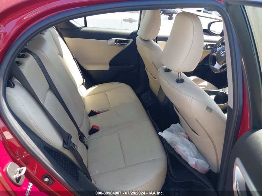 2011 Lexus Ct 200H Premium VIN: JTHKD5BHXB2032229 Lot: 39984087