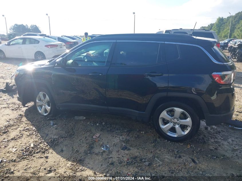 2021 Jeep Compass Latitude Fwd VIN: 3C4NJCBB7MT592170 Lot: 39984116