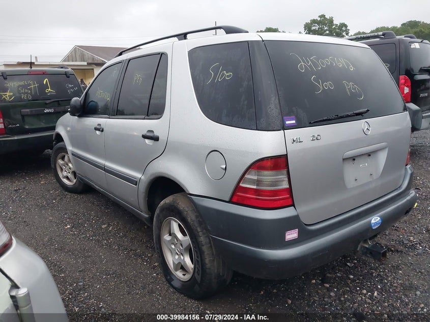 1999 Mercedes-Benz Ml 320 VIN: 4JGAB54E9XA060599 Lot: 39984156