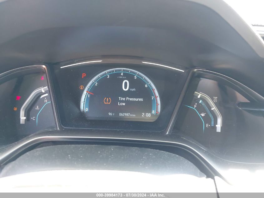 2019 Honda Civic Ex VIN: SHHFK7H65KU408647 Lot: 39984173