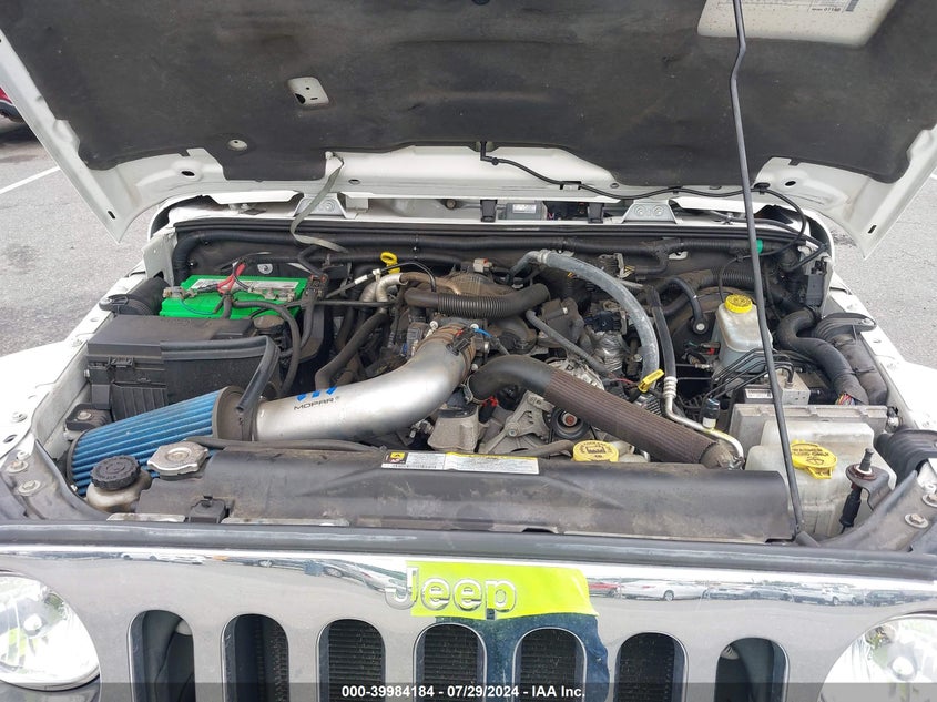 2010 Jeep Wrangler Sahara VIN: 1J4GA5D1XAL191707 Lot: 39984184