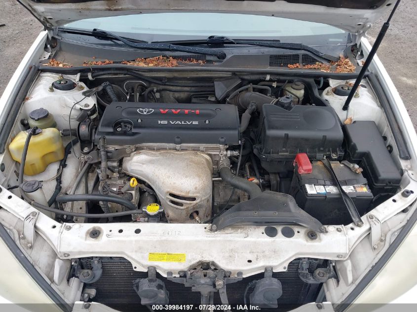 2003 Toyota Camry Le VIN: JTDBE32K830182884 Lot: 39984197