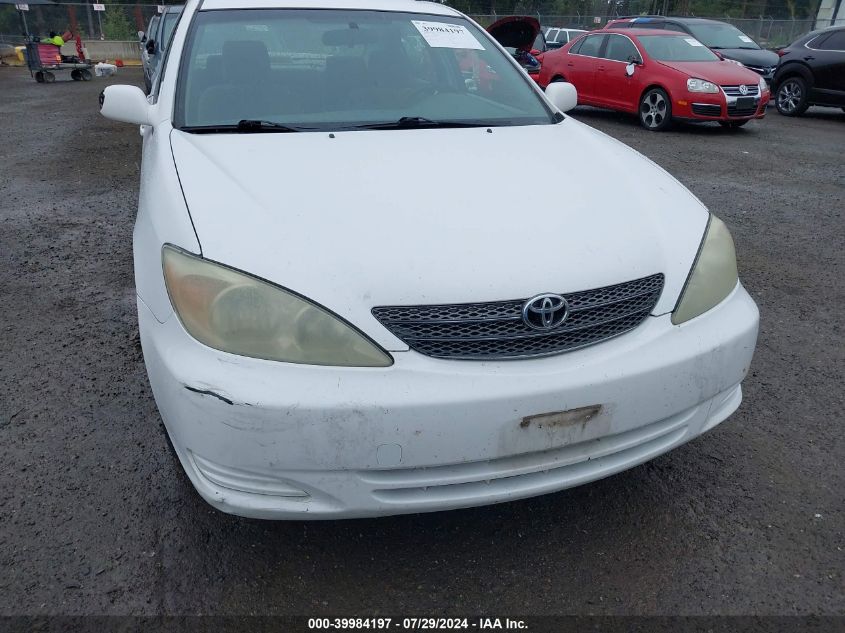 2003 Toyota Camry Le VIN: JTDBE32K830182884 Lot: 39984197