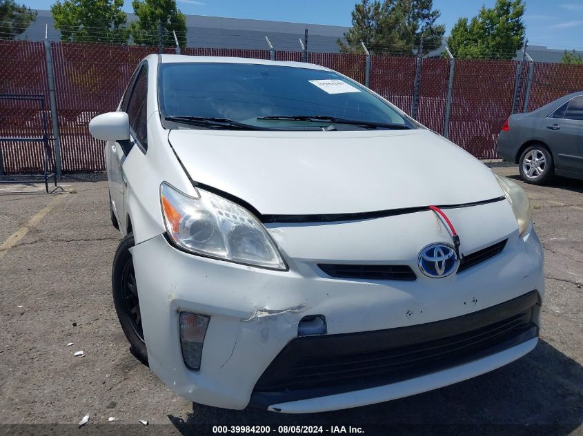 2014 Toyota Prius Three VIN: JTDKN3DU3E1765410 Lot: 39984200