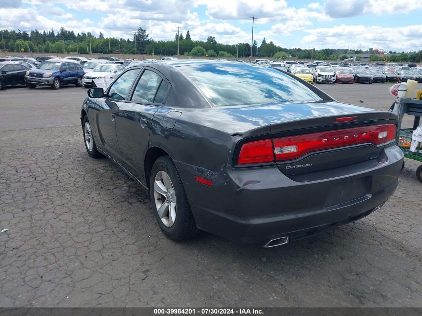 VIN 2C3CDXBG5DH639534 2013 Dodge Charger, SE no.3