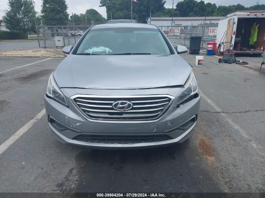 2016 Hyundai Sonata Se VIN: 5NPE24AF7GH310850 Lot: 39984204