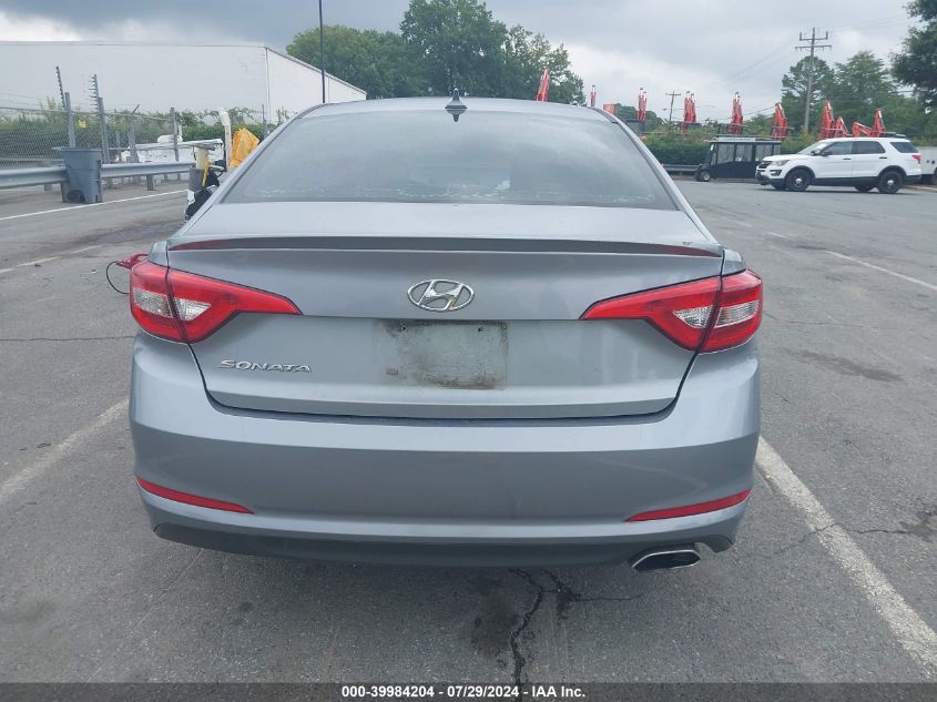 2016 Hyundai Sonata Se VIN: 5NPE24AF7GH310850 Lot: 39984204