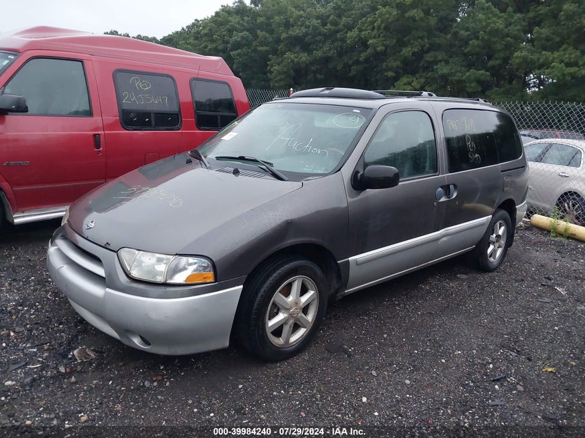 2002 Nissan Quest Gle VIN: 4N2ZN17T22D813427 Lot: 39984240