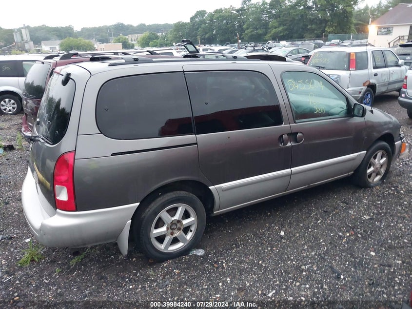 2002 Nissan Quest Gle VIN: 4N2ZN17T22D813427 Lot: 39984240