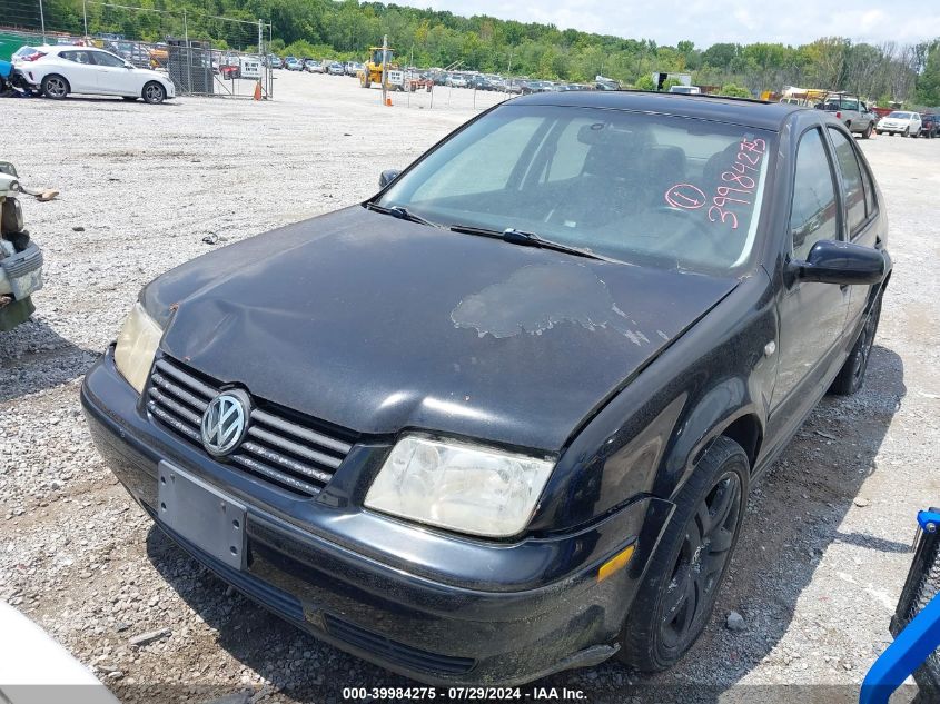 2001 Volkswagen Jetta Glx VIN: 3VWTG69M91M184397 Lot: 39984275