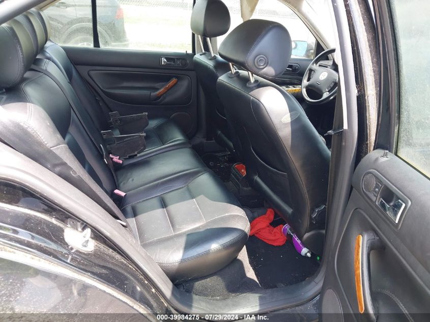 2001 Volkswagen Jetta Glx VIN: 3VWTG69M91M184397 Lot: 39984275