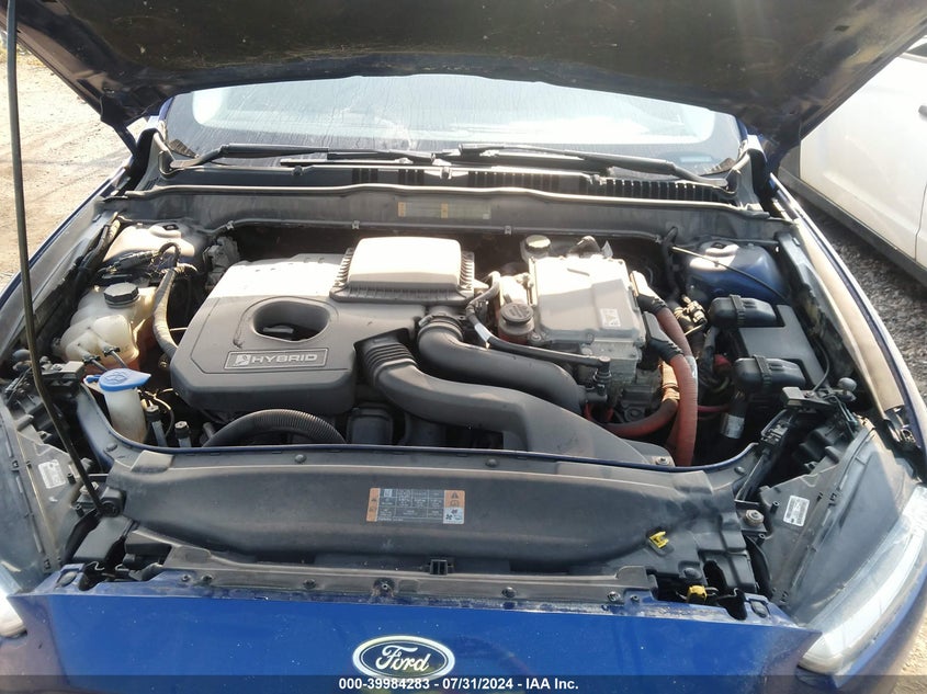 2013 Ford Fusion Hybrid Se VIN: 3FA6P0LU2DR222927 Lot: 39984283