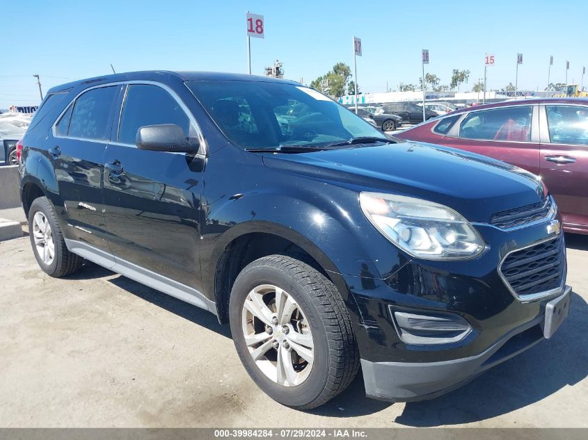 2017 Chevrolet Equinox Ls VIN: 2GNALBEK3H1514918 Lot: 39984284