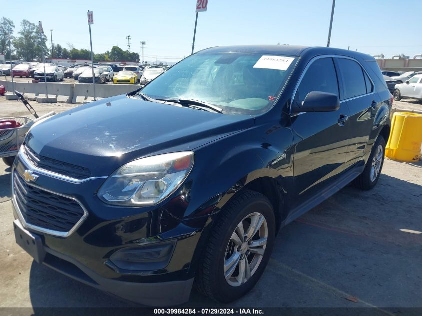 2017 Chevrolet Equinox Ls VIN: 2GNALBEK3H1514918 Lot: 39984284