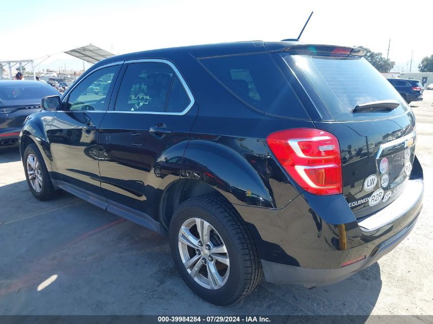 2017 Chevrolet Equinox Ls VIN: 2GNALBEK3H1514918 Lot: 39984284