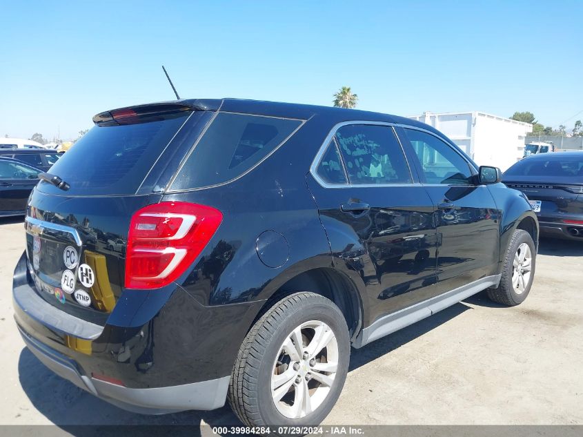 2017 Chevrolet Equinox Ls VIN: 2GNALBEK3H1514918 Lot: 39984284