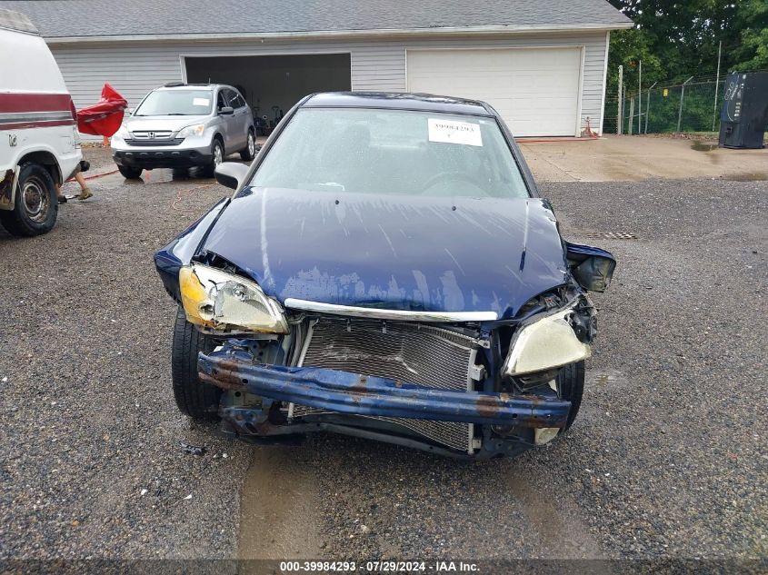 2003 Honda Civic Lx VIN: 1HGES16513L023316 Lot: 39984293