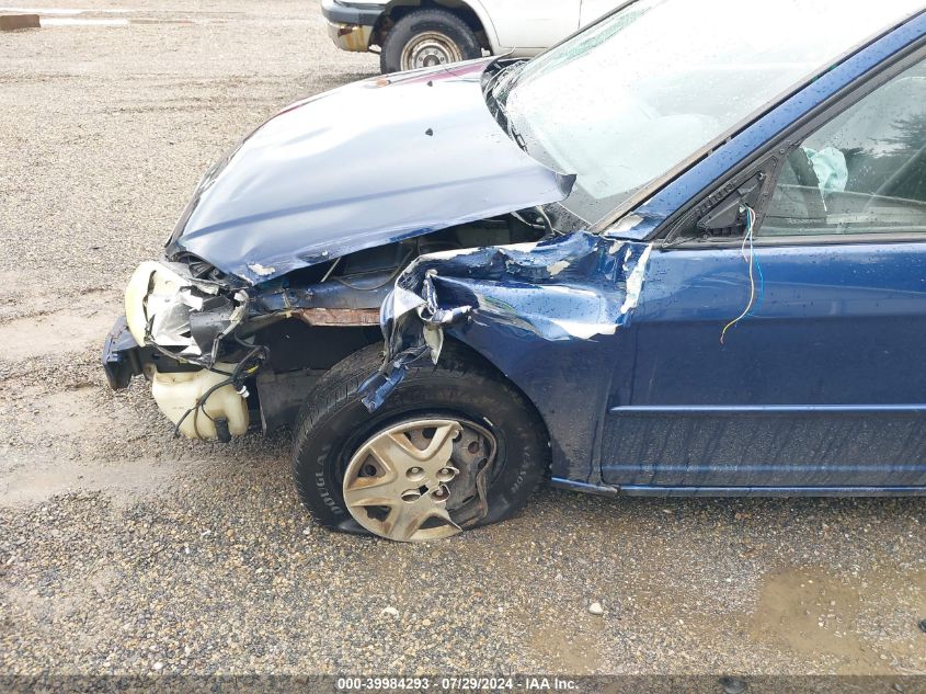 2003 Honda Civic Lx VIN: 1HGES16513L023316 Lot: 39984293