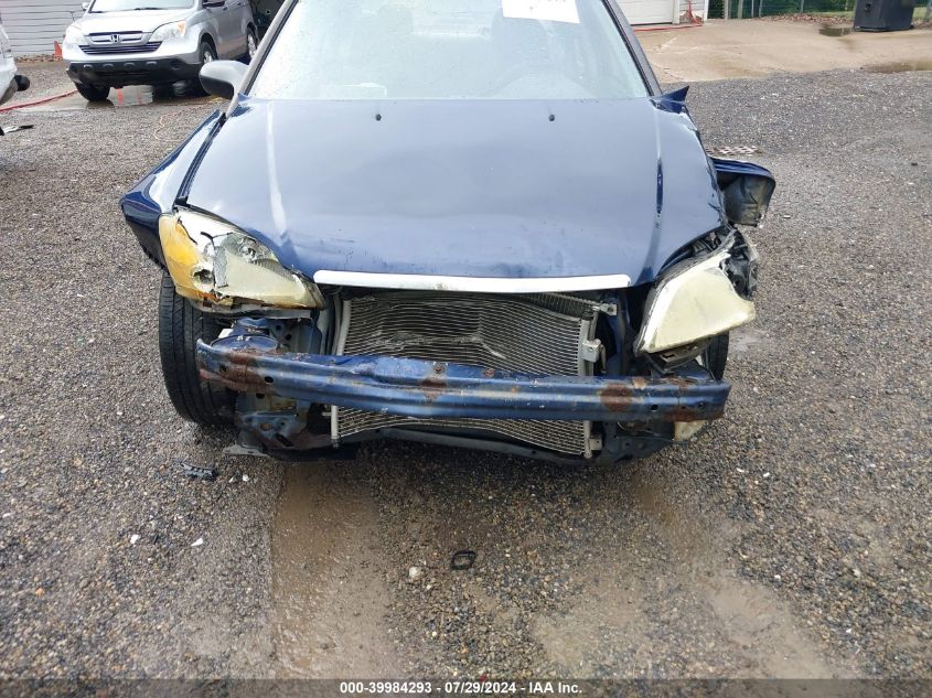 2003 Honda Civic Lx VIN: 1HGES16513L023316 Lot: 39984293