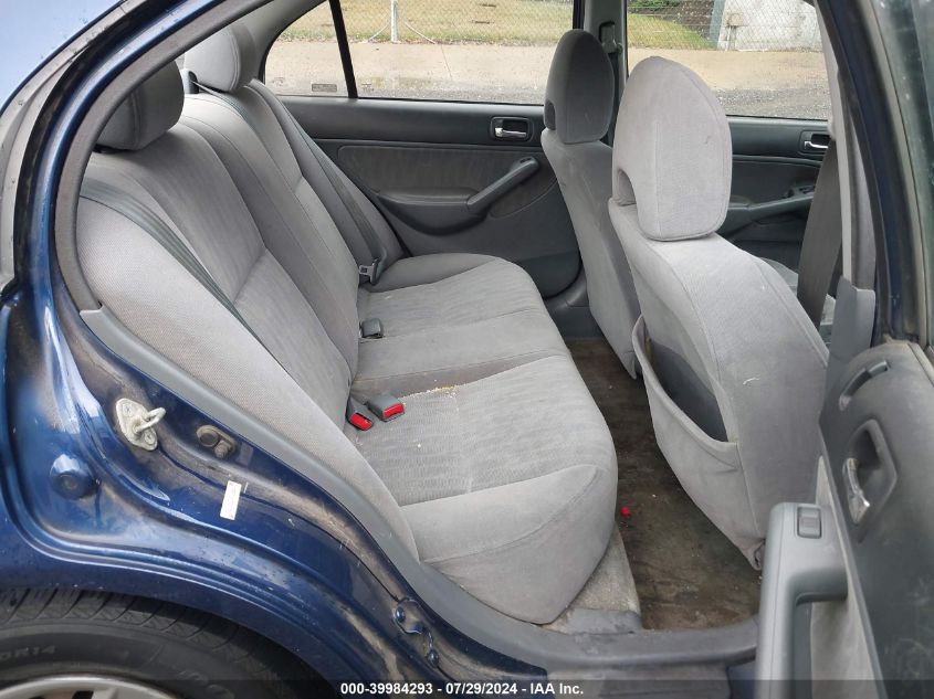 2003 Honda Civic Lx VIN: 1HGES16513L023316 Lot: 39984293