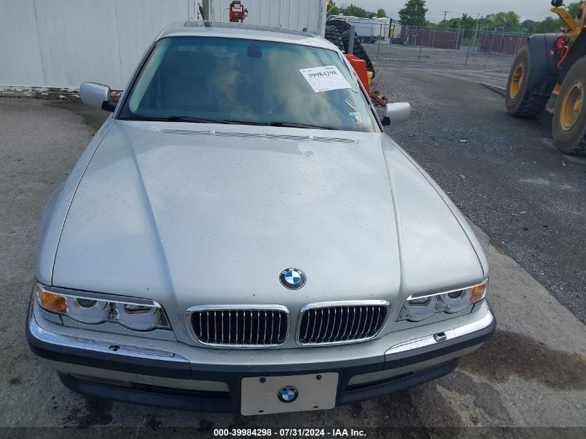 2000 BMW 740 Il VIN: WBAGH8347YDP11376 Lot: 39984298