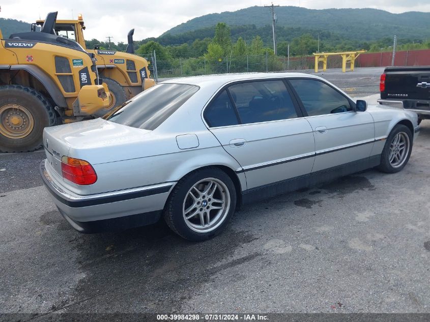 2000 BMW 740 Il VIN: WBAGH8347YDP11376 Lot: 39984298