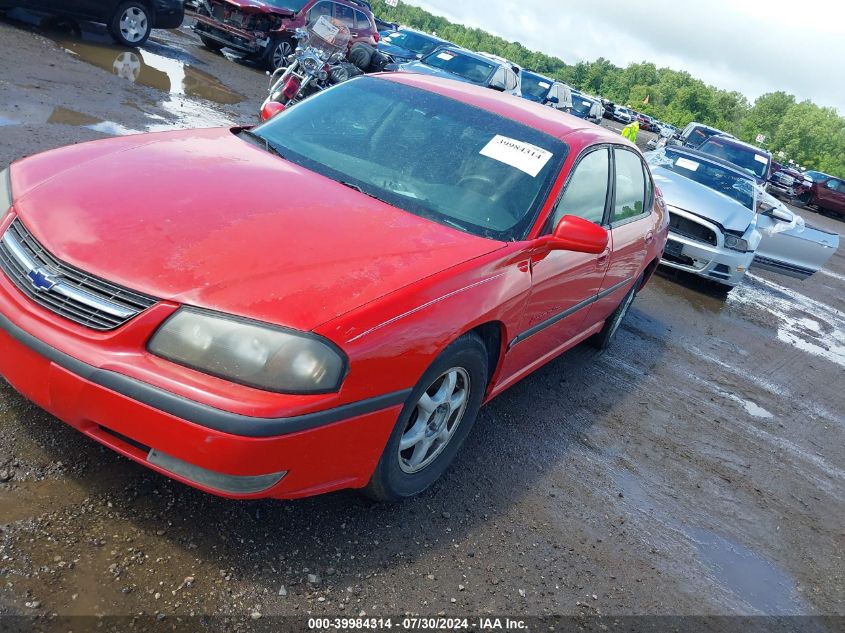 2003 Chevrolet Impala Ls VIN: 2G1WH52K239231015 Lot: 39984314