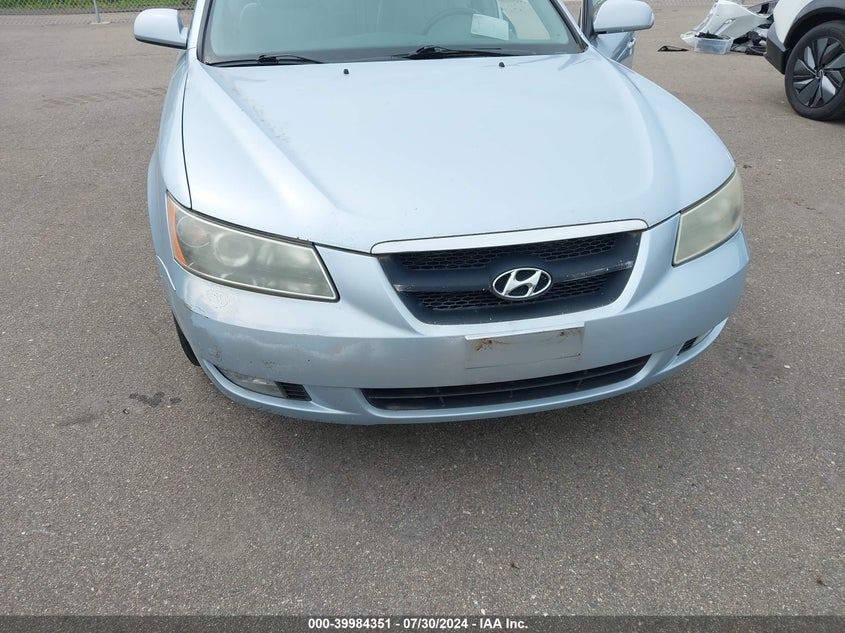 2006 Hyundai Sonata Gls VIN: 5NPEU46C36H112080 Lot: 39984351